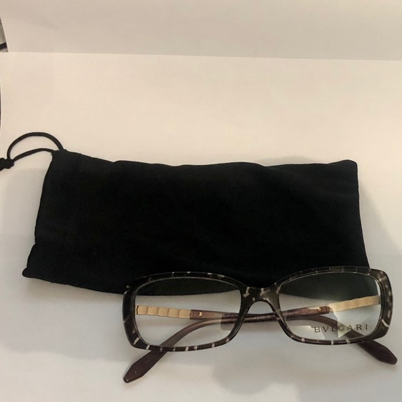 BN Bulgari brown and gold eyeglasses - Picture 5 of 7